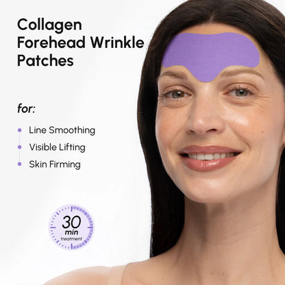 Anti-Wrinkle Forehead Patches – Overnight Smoothing Hydrogel Strips