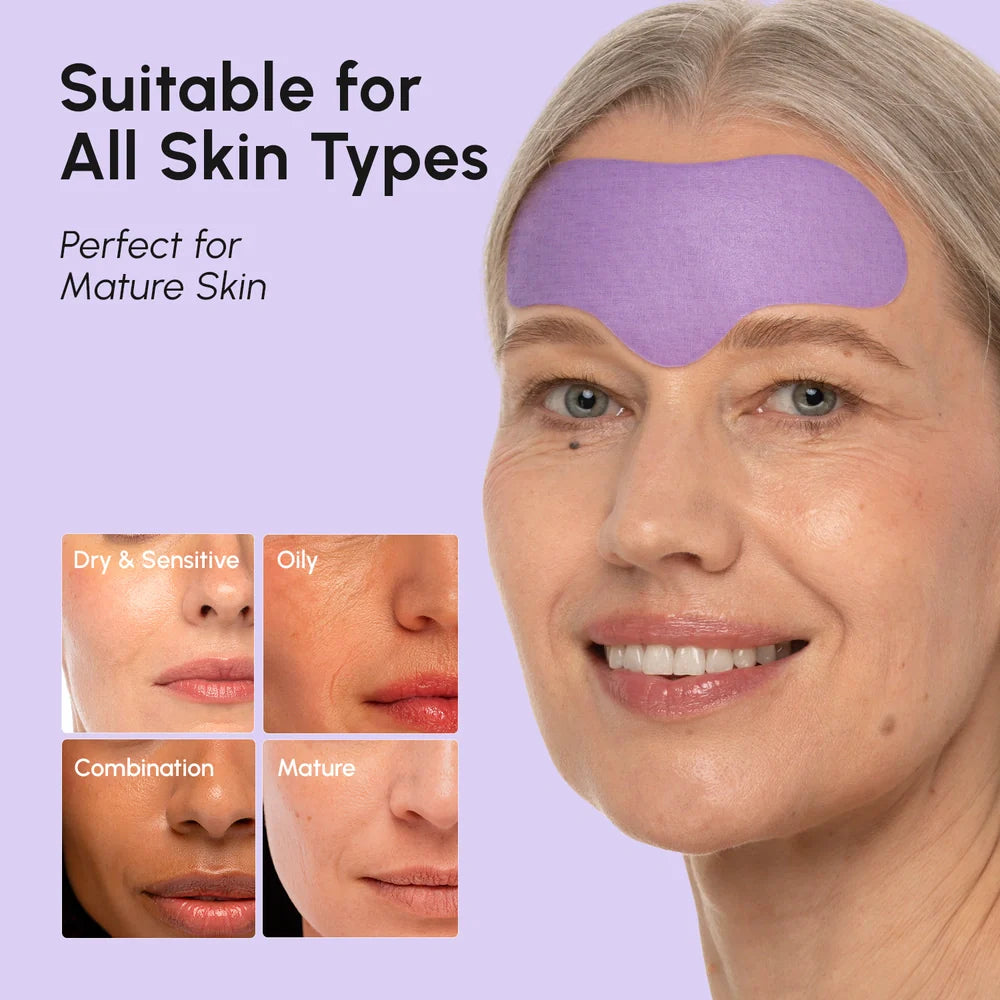 Anti-Wrinkle Forehead Patches – Overnight Smoothing Hydrogel Strips