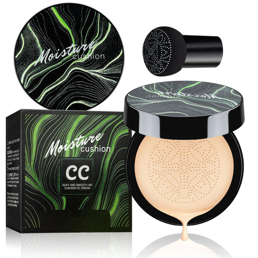 Mushroom Air Cushion CC Cream – Lightweight Buildable Coverage for Dewy, Glowing Skin